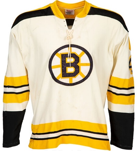 CCM  DEREK SANDERSON Boston Bruins 1960's Vintage NHL Hockey Jersey