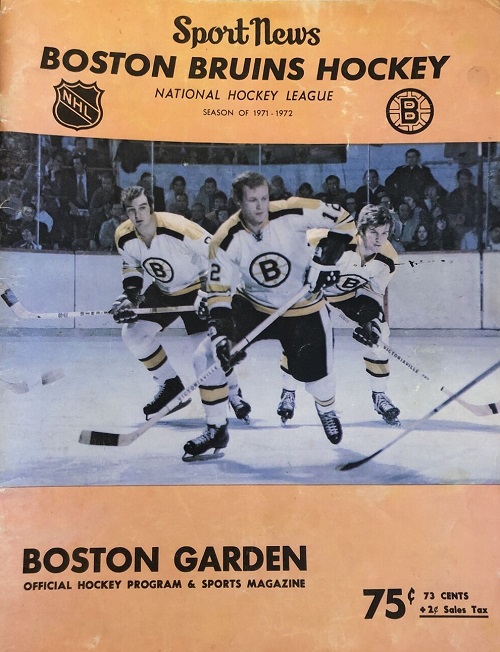 Frosty's Hockey World - Boston Bruins Jersey History: 1970-1971