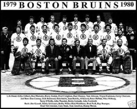 Frosty's Hockey World - Boston Bruins Jersey History - 1979-1980