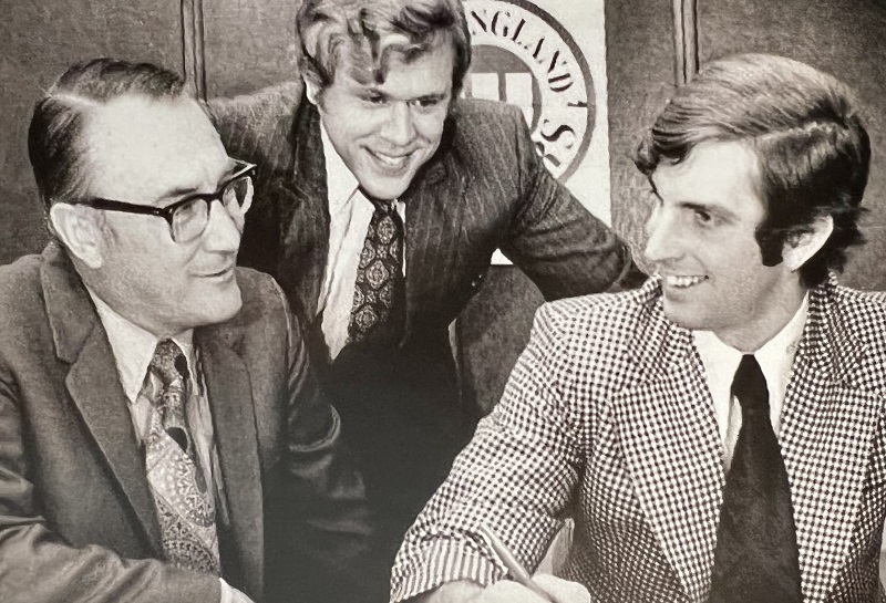 New England Whalers Jack Kelley Howard Baldwin Larry Pleau