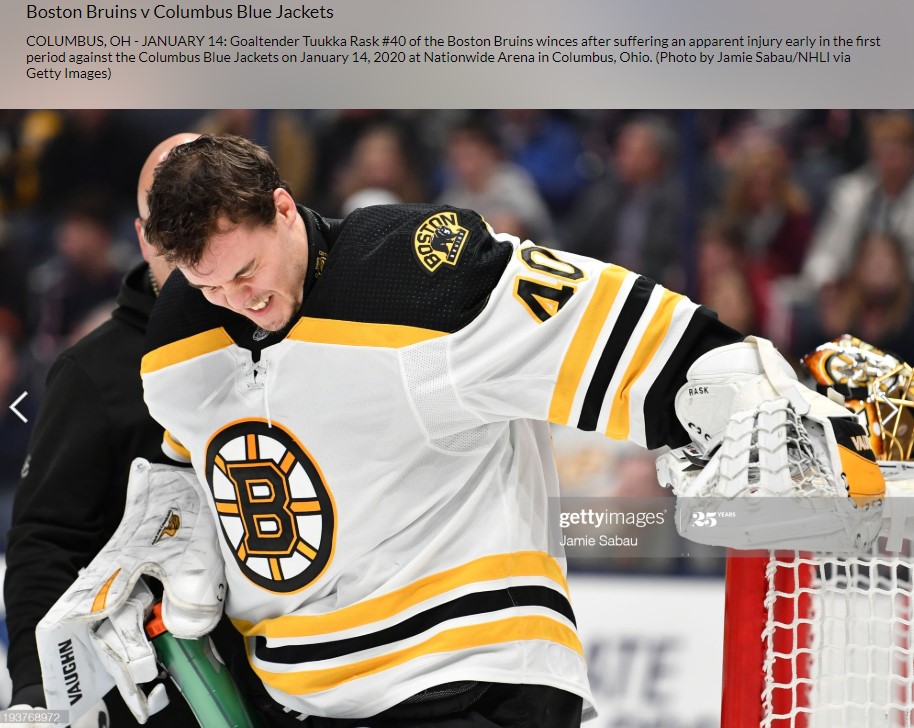 Tuukka Rask - 2019-2020