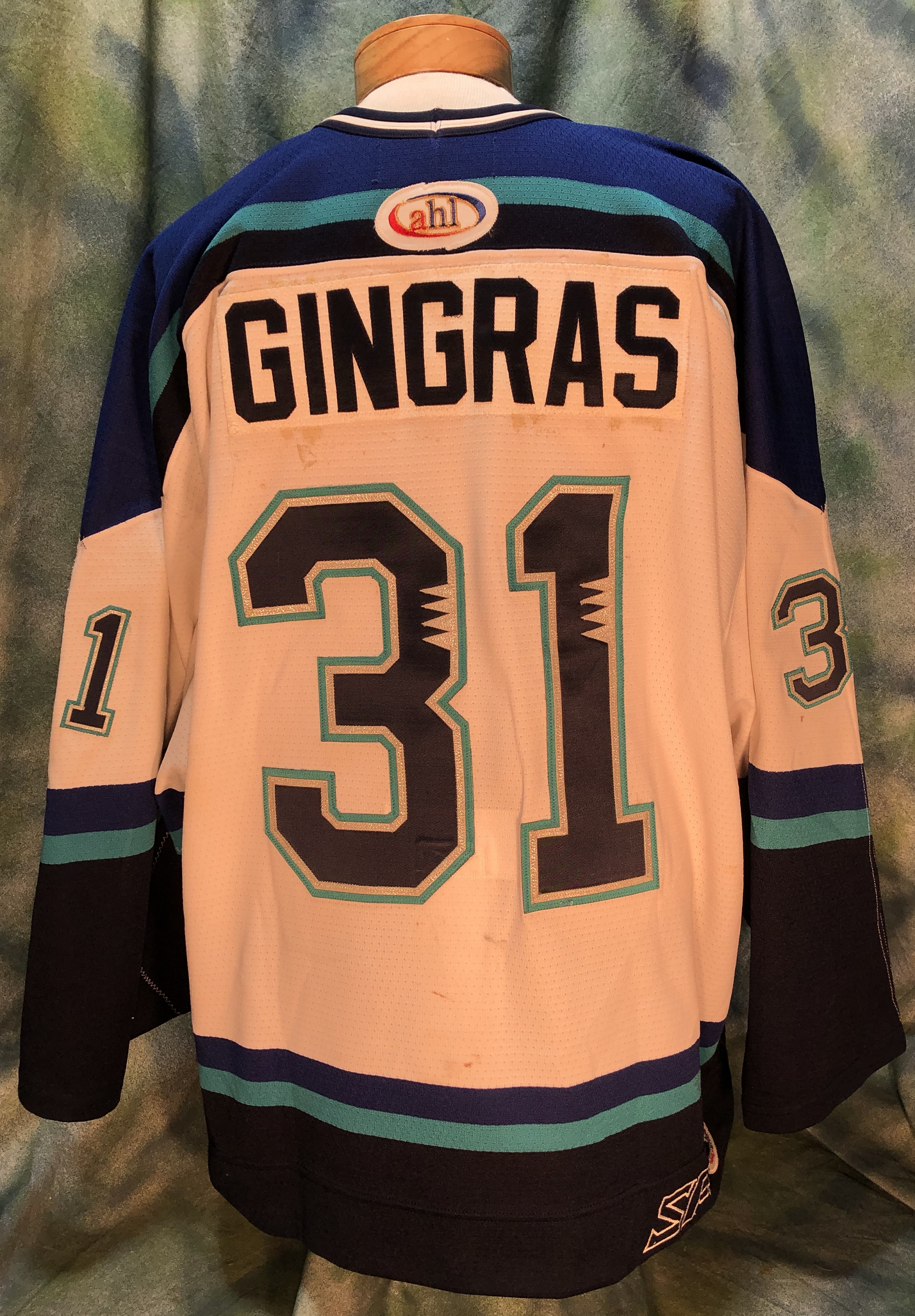 2002-03 Maxime Gingras Pensacola Ice Pilots Game Worn Jersey